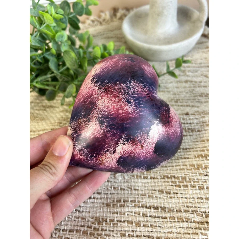 Handmade Greetings From Nigeria Heart Soapstone Giraffe Trinket Dish Hand Carved